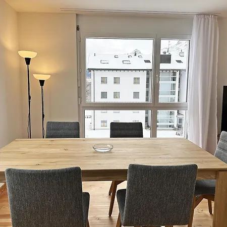 Appartamento Su48 - Echtholz, 110m2, Sport, Erholung, Mit Garage Sankt Moritz