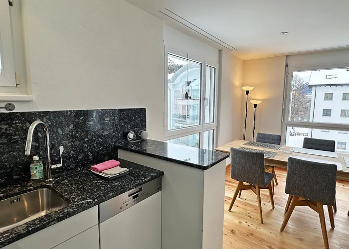 Echtholz, 110m2, Sport, Erholung, Mit Garage - Su48 Апартаменты Санкт-Мориц